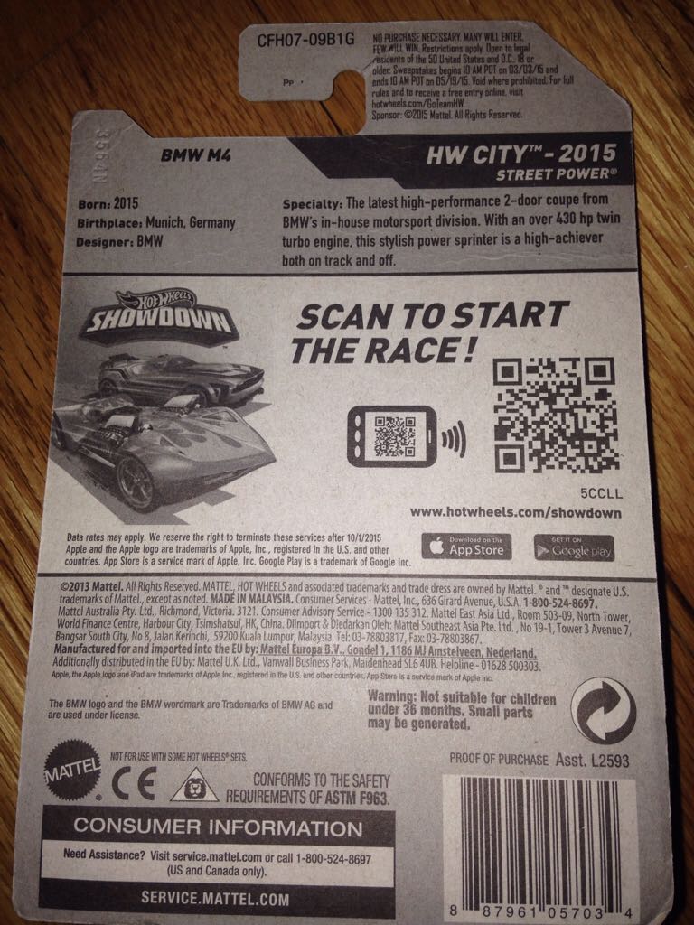 Bmw - HW City toy car collectible - Main Image 2