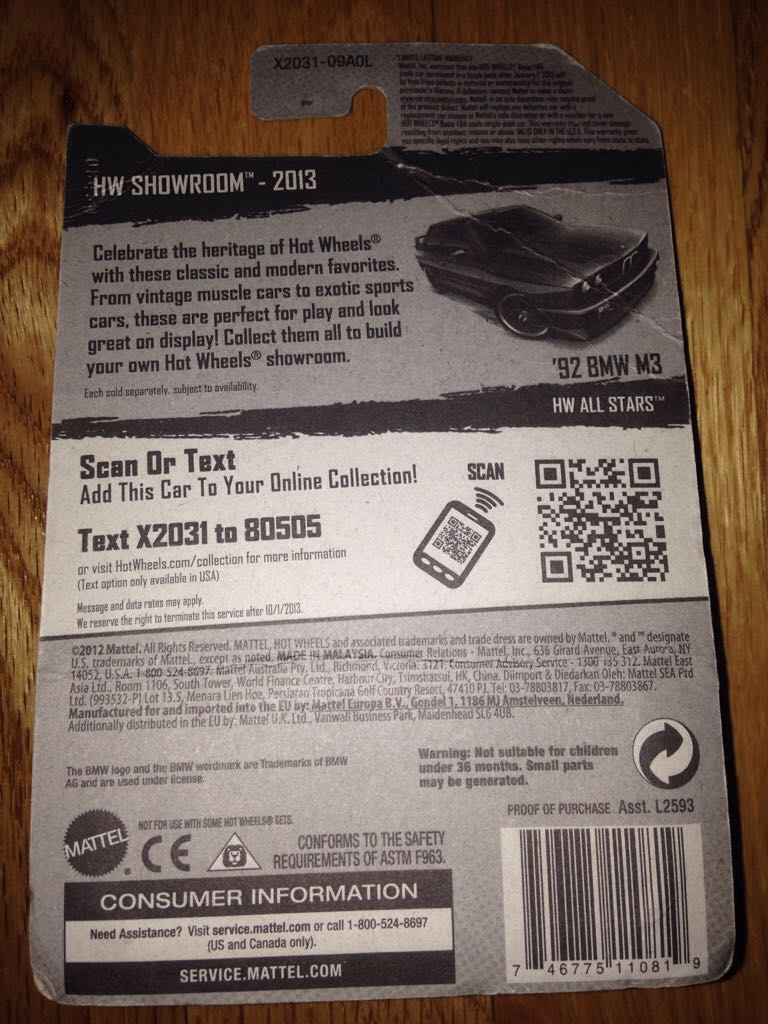 Bmw - HW Showroom toy car collectible - Main Image 2