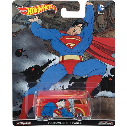 Volkswagen T1 Panel Bus - 2016 Pop Culture - DC Comics: Batman Superman toy car collectible - Main Image 3