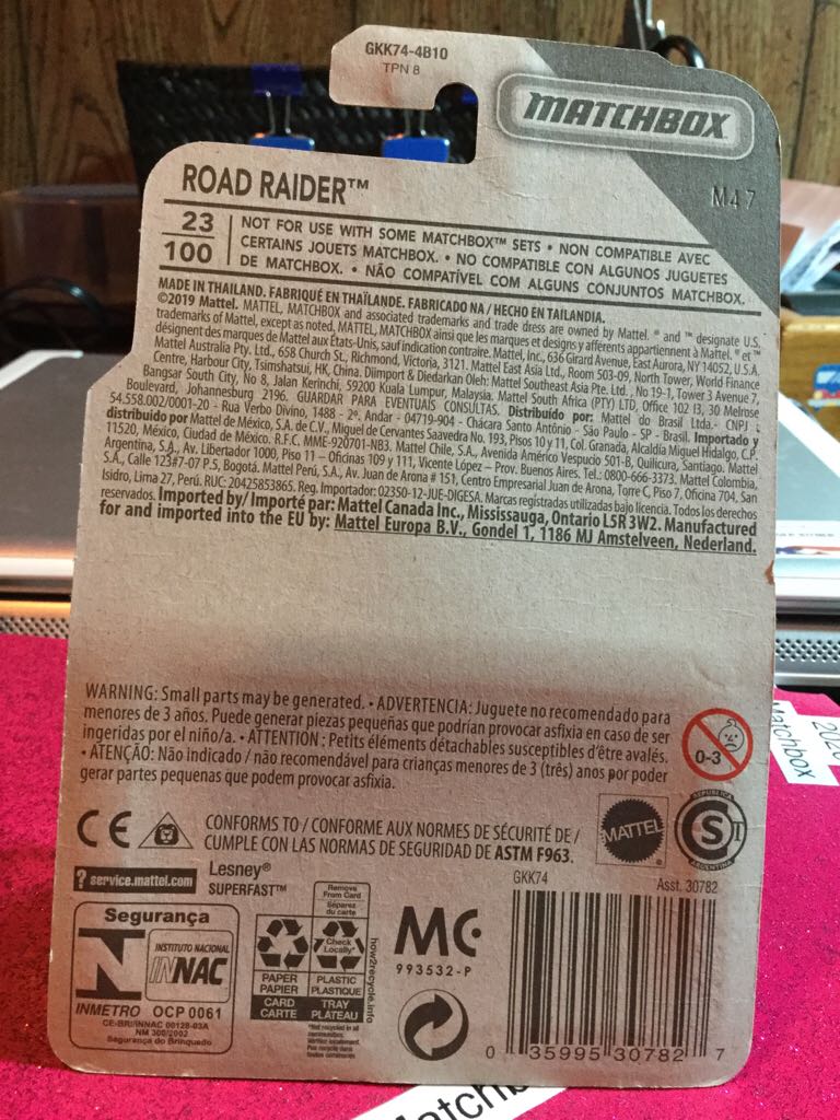 Road Raider - 2020 MBX City toy car collectible - Main Image 2