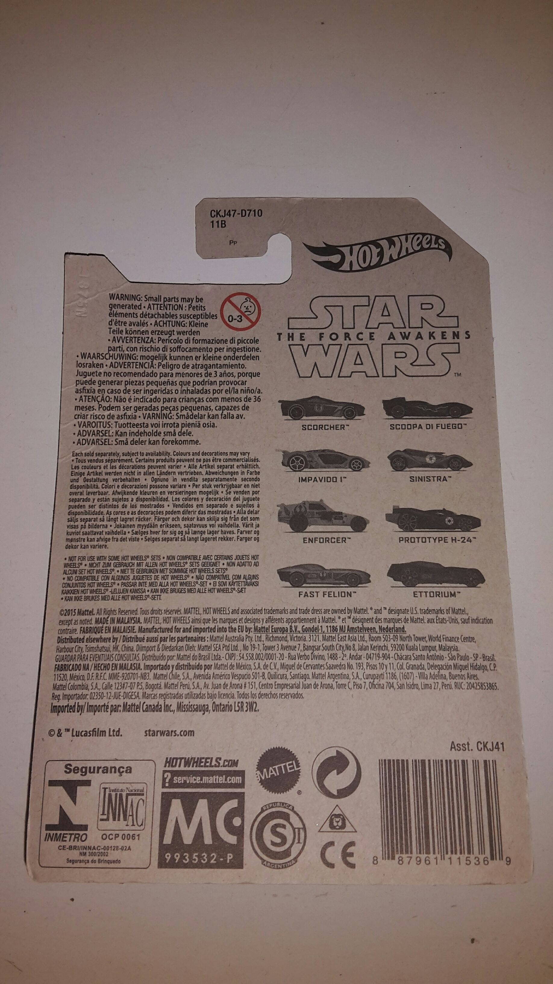 Ettorum - Star Wars The Force Awakens toy car collectible - Main Image 2