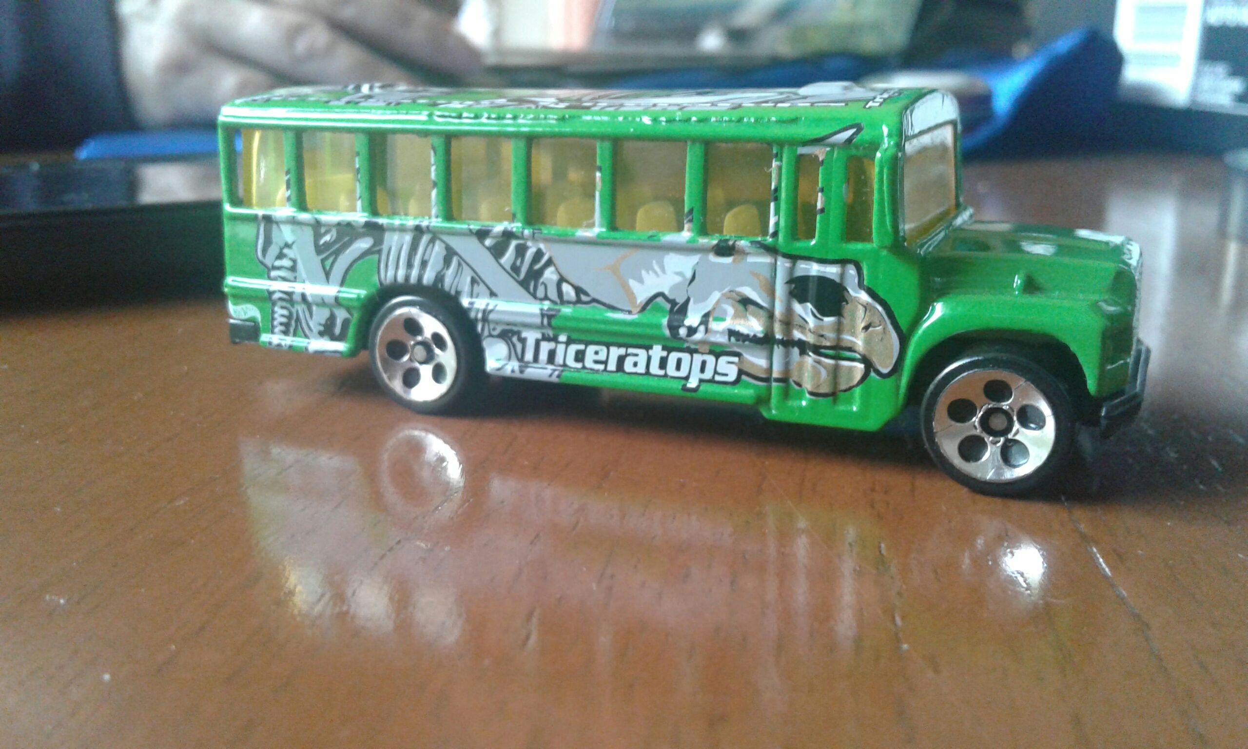 Triceratops Bus  toy car collectible - Main Image 2