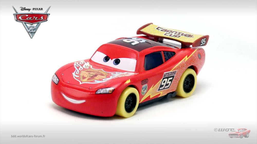 Lightning McQueen - (2016 - Cars 2016) CARNIVAL CUP CARRIER (9) toy car collectible - Main Image 2