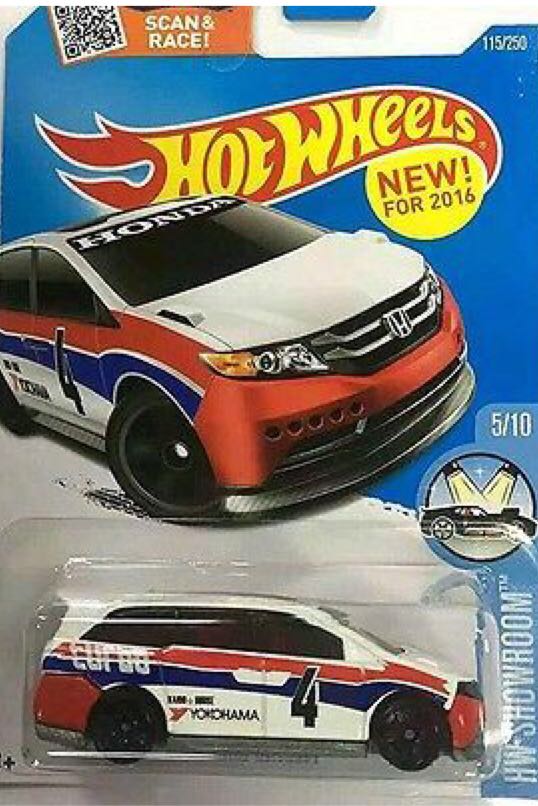 2014 Honda Odyssey - HW Showroom toy car collectible - Main Image 1