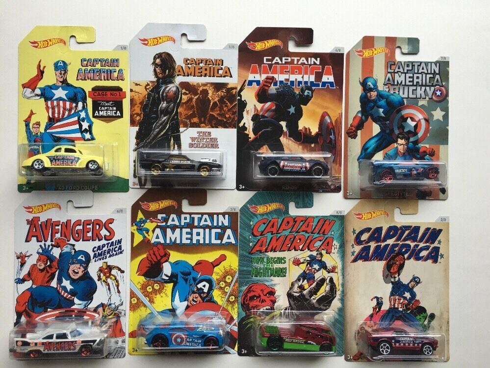 Captain America Set - Marvel toy car collectible - Main Image 2