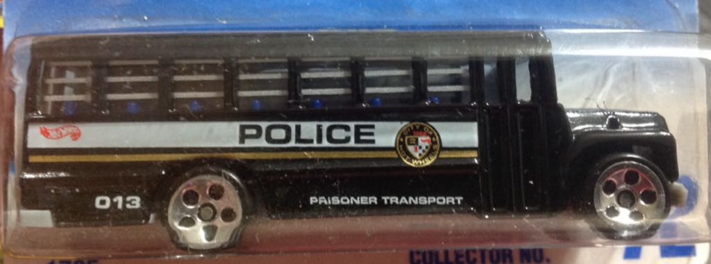 1991 HW Prisoner Transport Bus - Bus toy car collectible - Main Image 2