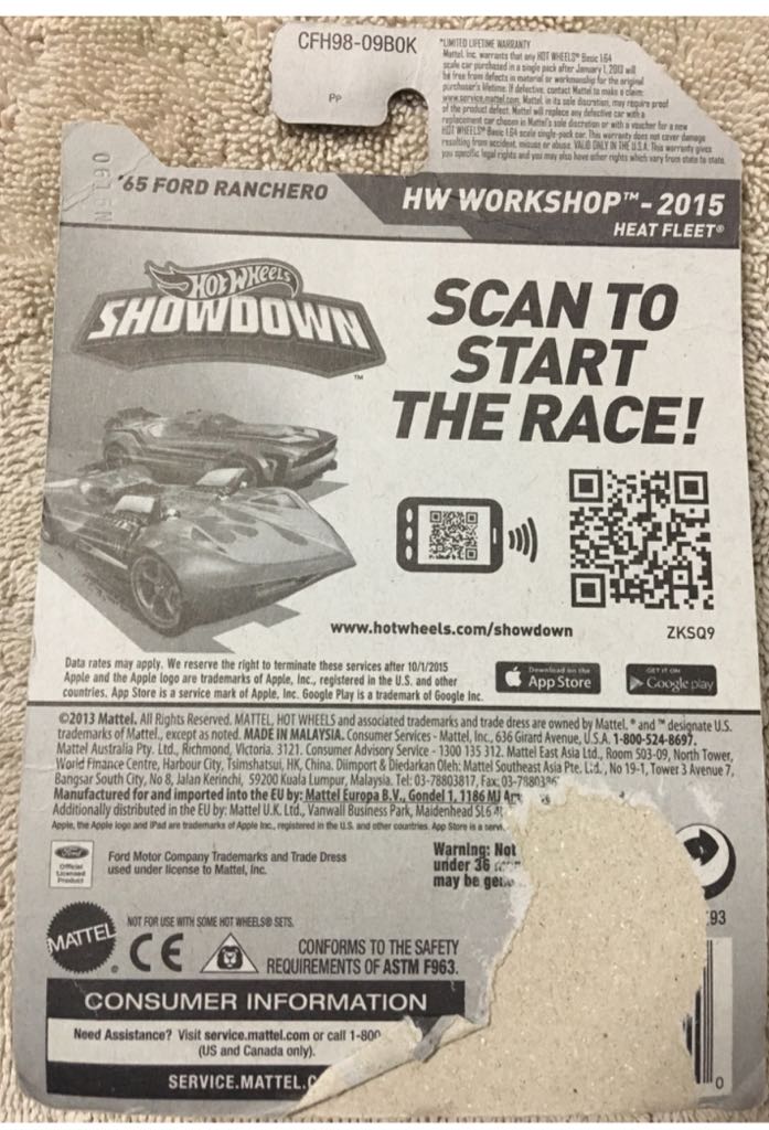68 Ford Rachero - HW WORKSHOP toy car collectible - Main Image 2