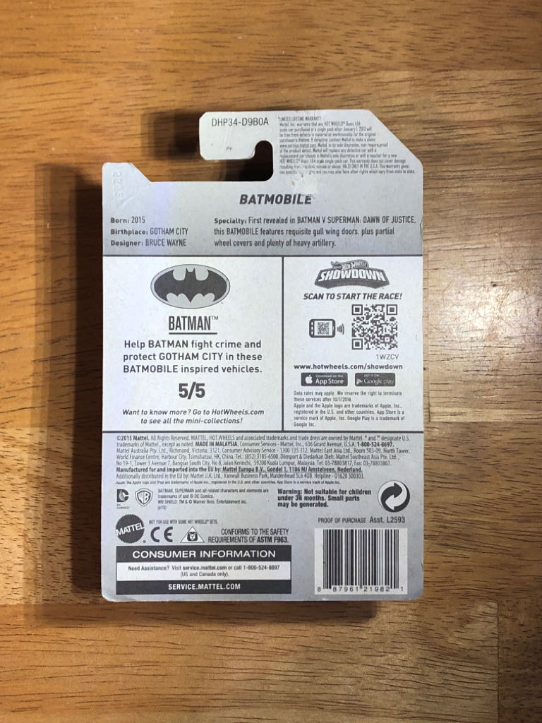 Batmobile - BATMAN toy car collectible - Main Image 2