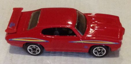 Pontiac GTO Rojo - Machtbox toy car collectible - Main Image 2