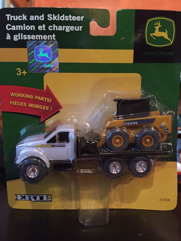 John Deere Truck And Skidsteer  toy car collectible - Main Image 1