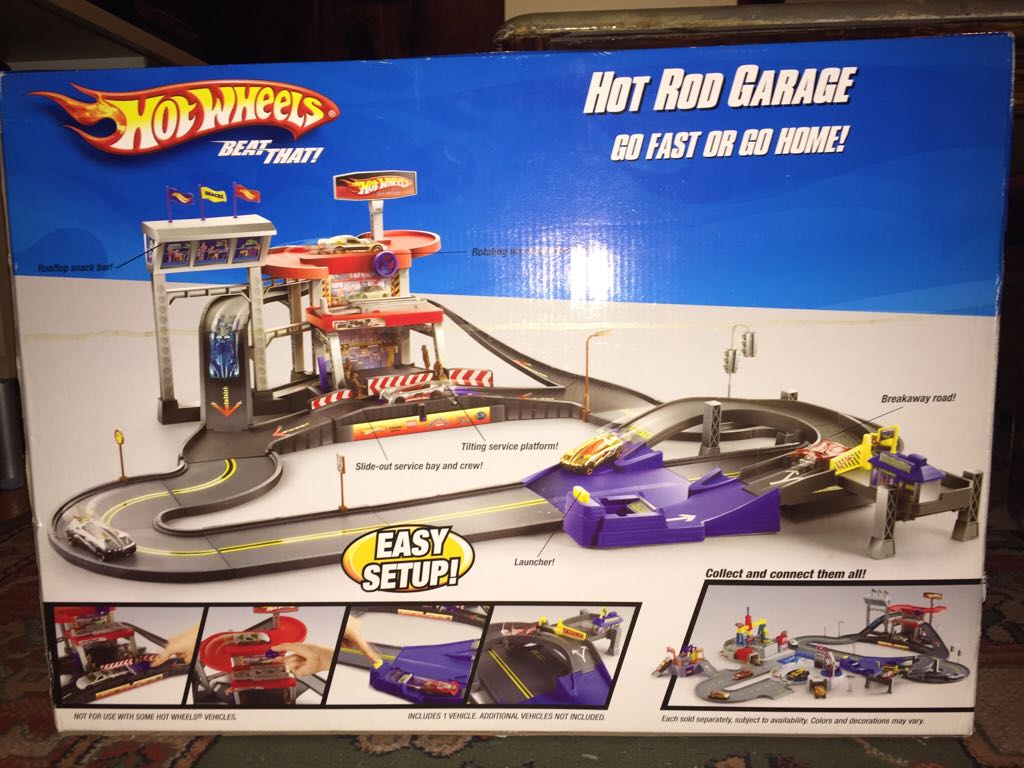 Hot Wheels Hot Rod Garage  toy car collectible - Main Image 2