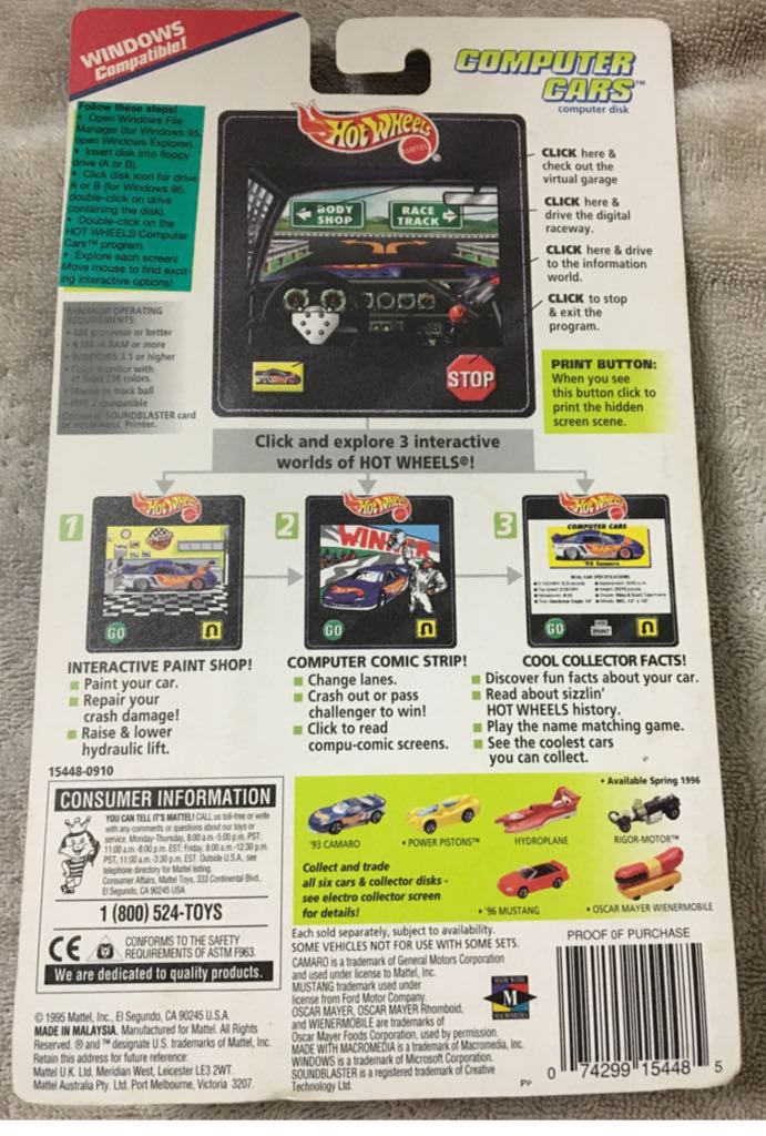 Computer Cars - Racing Blues toy car collectible - Main Image 2