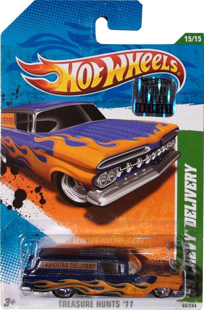 Super - ’59 Chevy Delivery - 2011 Super Treasure Hunt Series toy car collectible - Main Image 2