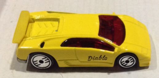 Lamborgini Diablo Amarillo - Hot Wheels toy car collectible - Main Image 2