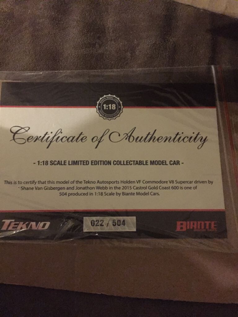 Biante - V8 Supercars toy car collectible - Main Image 2