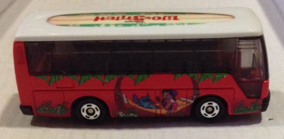 Super Hi - Decker Bus Lilo & Stitch Rojo - Tomica toy car collectible - Main Image 2