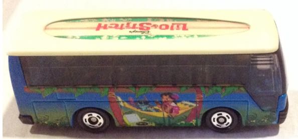 Isuzu Hi- Decker Bus Azul Lilo & Stitch - Tomica toy car collectible - Main Image 2