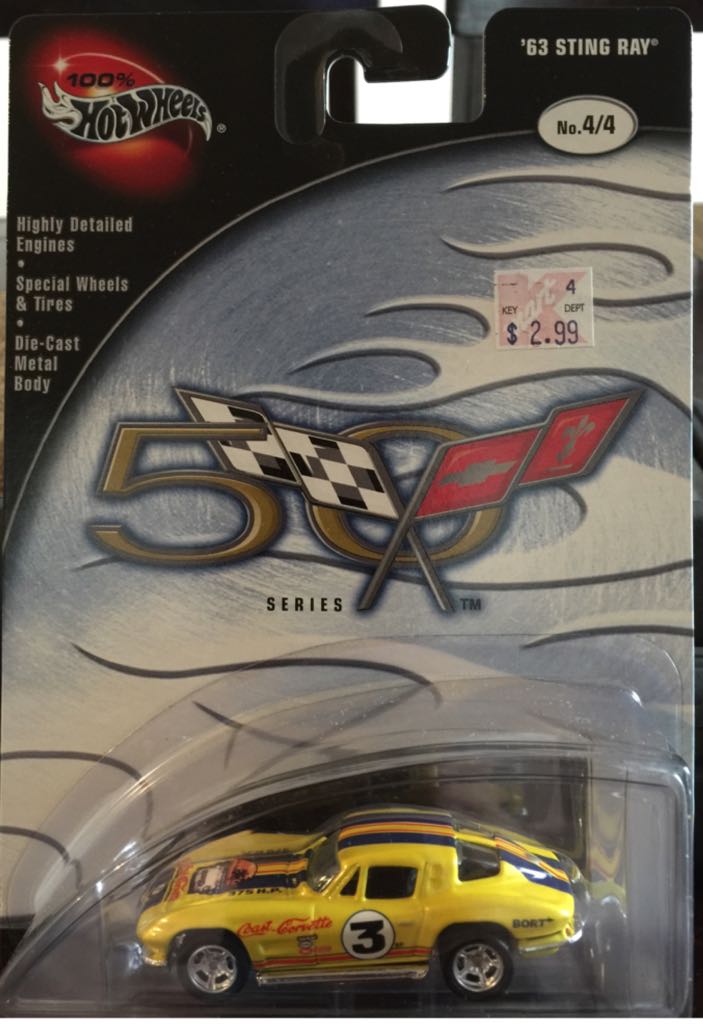 1963 Corvette - 50Th toy car collectible - Main Image 1