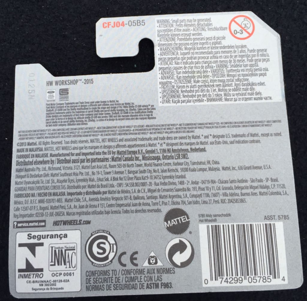 ‘68 Shelby GT 500 - 2020 - HW Flames toy car collectible - Main Image 2