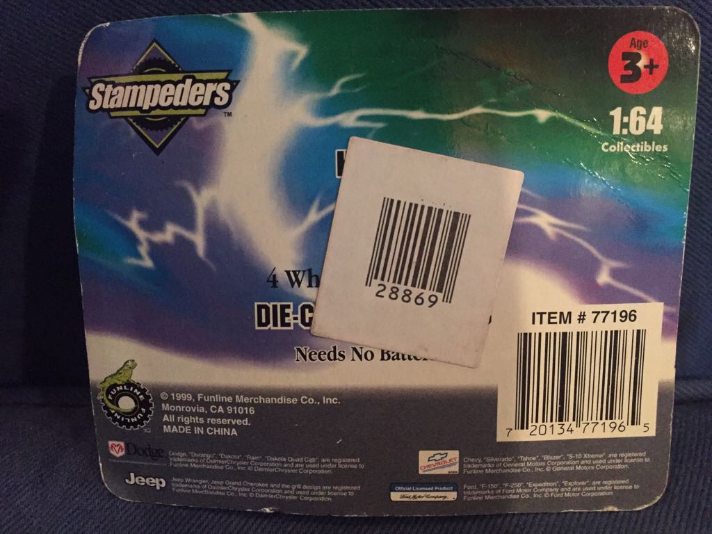 Stampeders 1:64 Collectibles  toy car collectible - Main Image 2