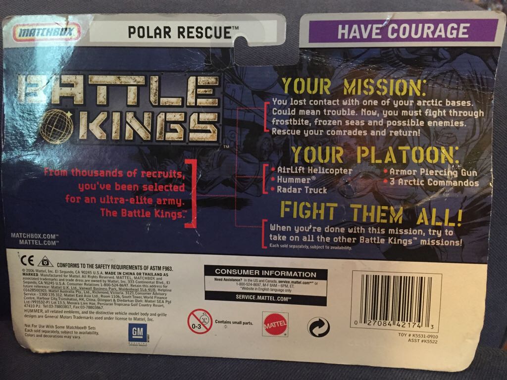 Matchbox Battle Kings Polar Rescue  toy car collectible - Main Image 2