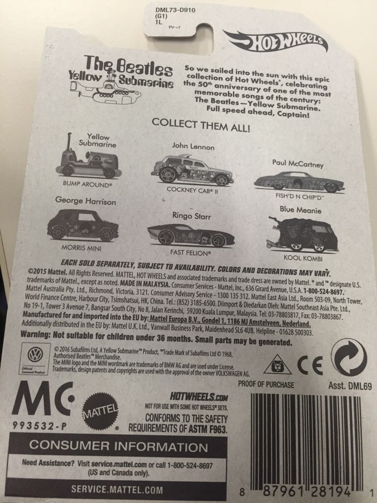 Kool Kombi - The Beatles toy car collectible - Main Image 2