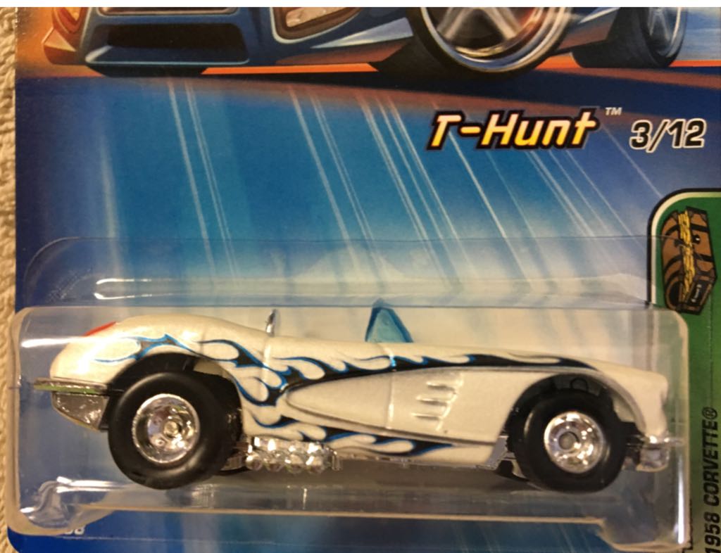 1958 Corvette - ‘05 Treasure Hunt toy car collectible - Main Image 2