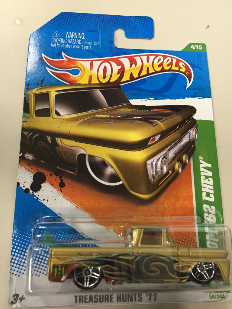 Custom ’62 Chevy - 2011 Treasure Hunt toy car collectible - Main Image 1