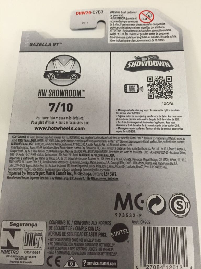 Gazella GT - HW Showroom toy car collectible - Main Image 2