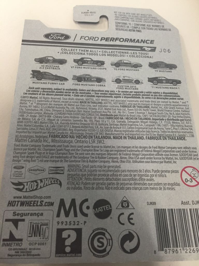 Mustang Funny Car - FORD PERFORMANCE toy car collectible - Main Image 2