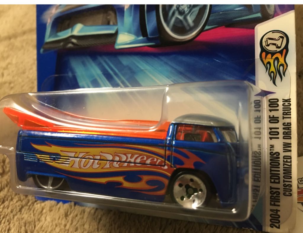 Hot Wheels Customized Vw Drag Truck - 2004 First Editions toy car collectible - Main Image 2