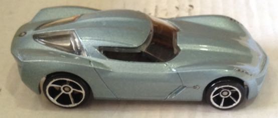Corvette Sting Ray Concept Gris - Hot Wheels toy car collectible - Main Image 2