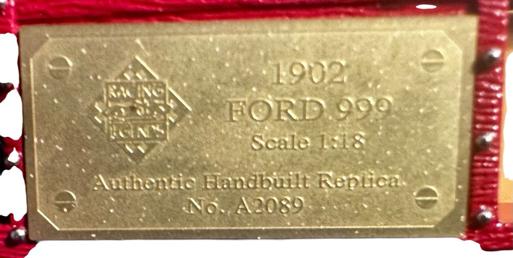 Ford 999 - Exoto Racing Legends toy car collectible - Main Image 8