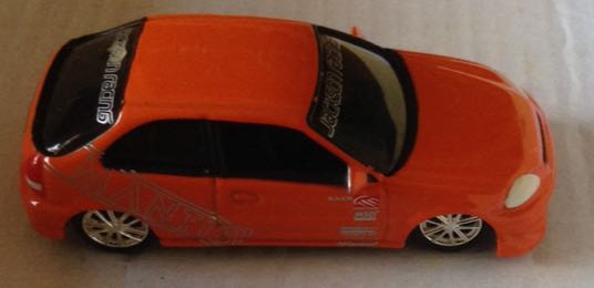 Honda Civic Naranja Mantis - Johnny Lightning toy car collectible - Main Image 2