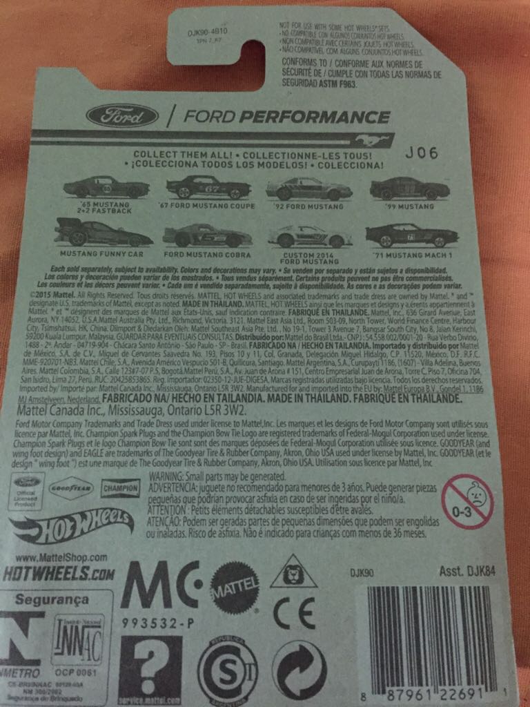 Ford Mustang Cobra - FORD PERFORMANCE toy car collectible - Main Image 2