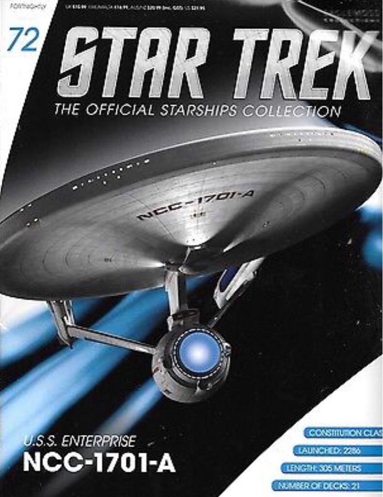 U.S.S. Enterprise™ NCC-1701-A - The Official Starships Collection toy car collectible - Main Image 2