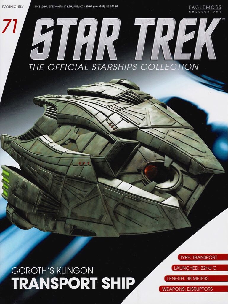 Transport Ship (Goroth’s) - The Official Starships Collection toy car collectible - Main Image 2
