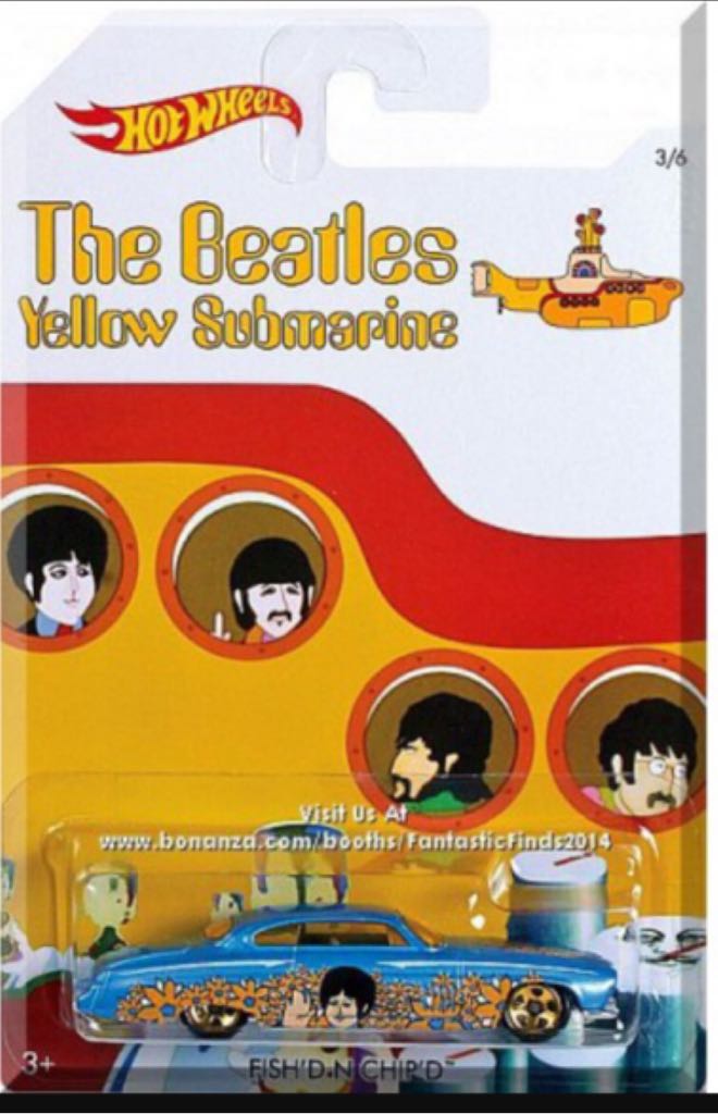 Fish’d N Chip’d - The Beatles Yellow Submarine toy car collectible - Main Image 1