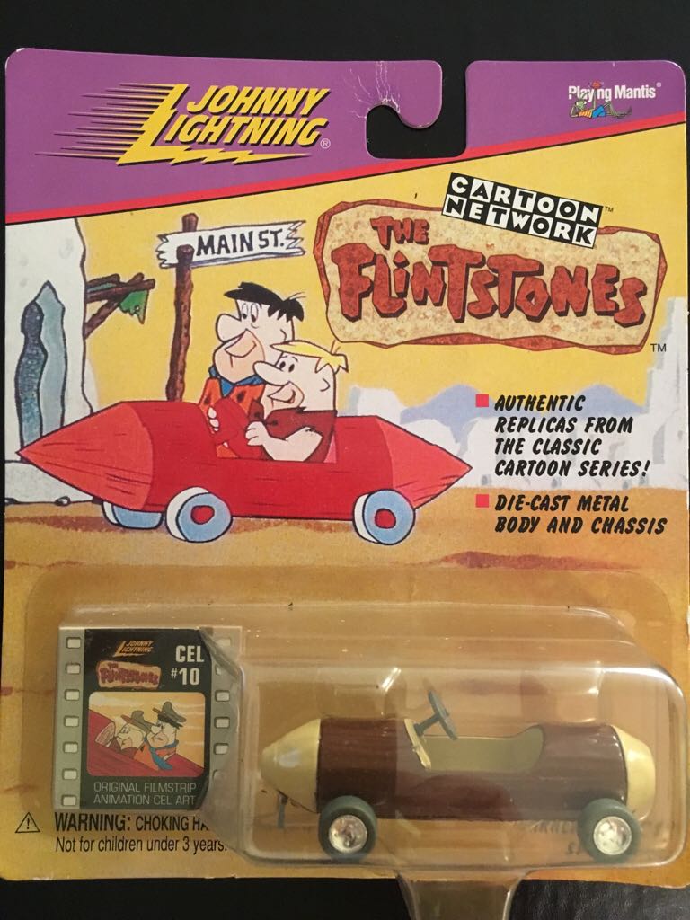 Johnny Lightning Barney Rubble’s Sports Car - Wacky Races toy car collectible - Main Image 1