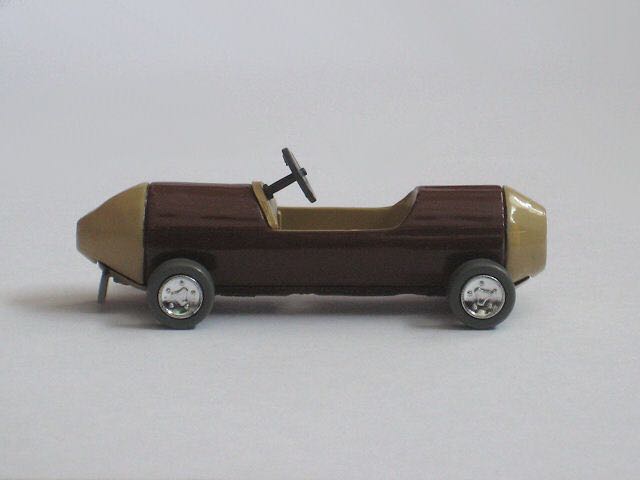 Johnny Lightning Barney Rubble’s Sports Car - Wacky Races toy car collectible - Main Image 2