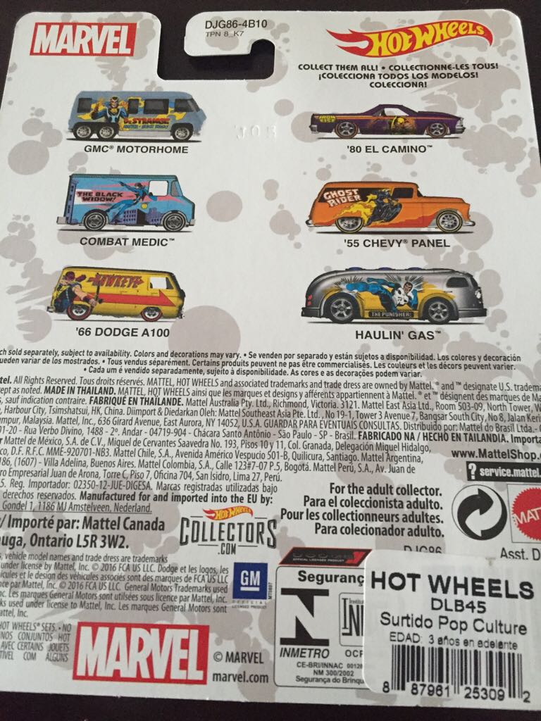 Iron Fist ’80 El Camino - 2016 - HW Pop Culture - Marvel toy car collectible - Main Image 2