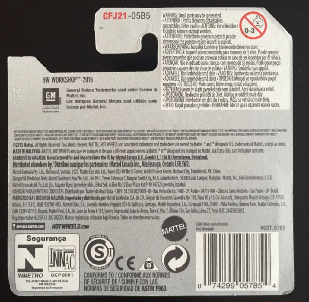 Chevy - HW WORKSHOP toy car collectible - Main Image 2