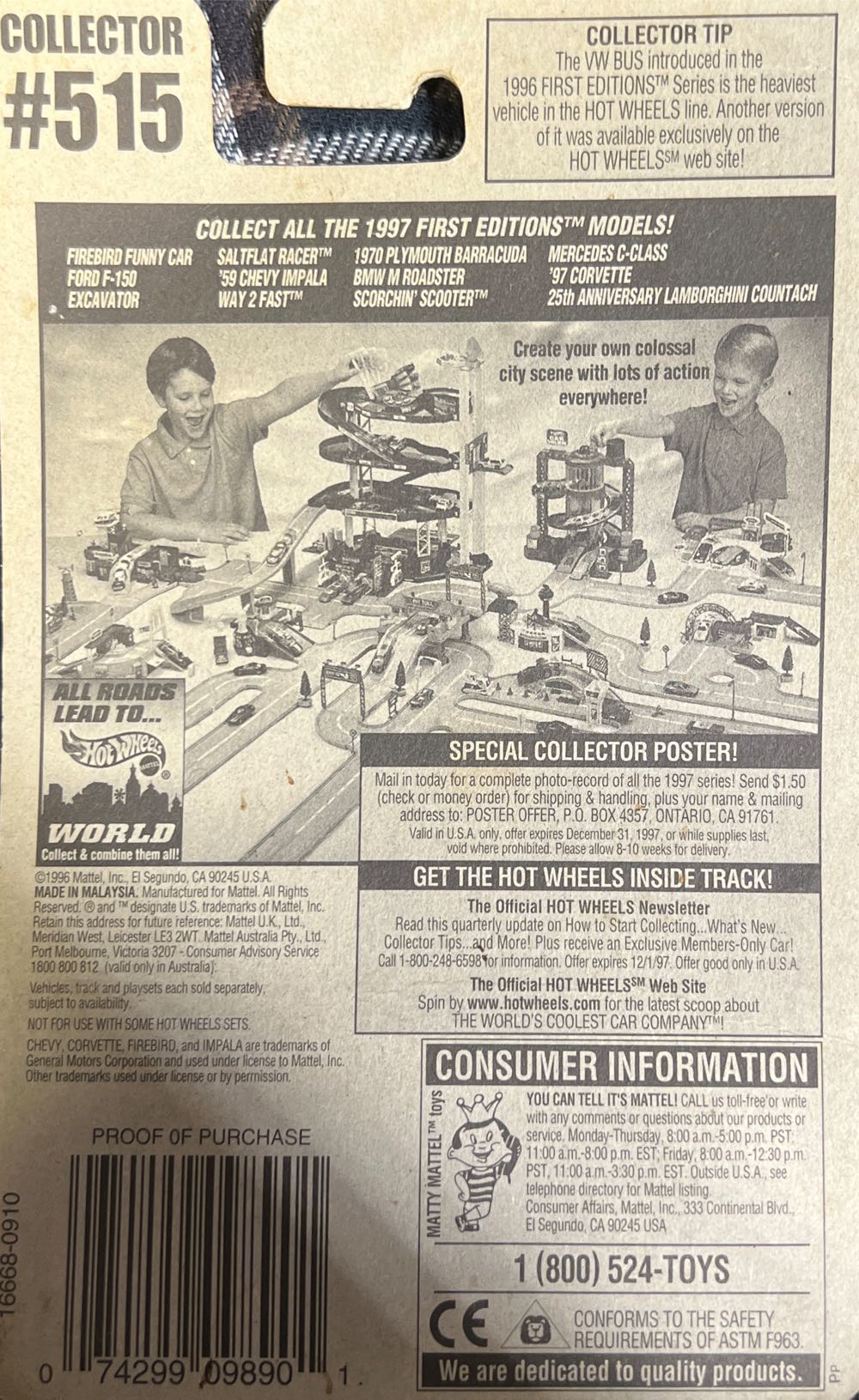 Corvette - 1997 First Editions toy car collectible - Main Image 2