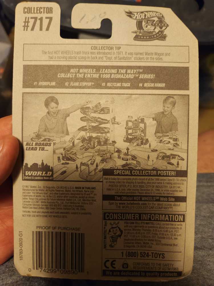 Hydroplane - 1998 - HW Biohazard Series toy car collectible - Main Image 2