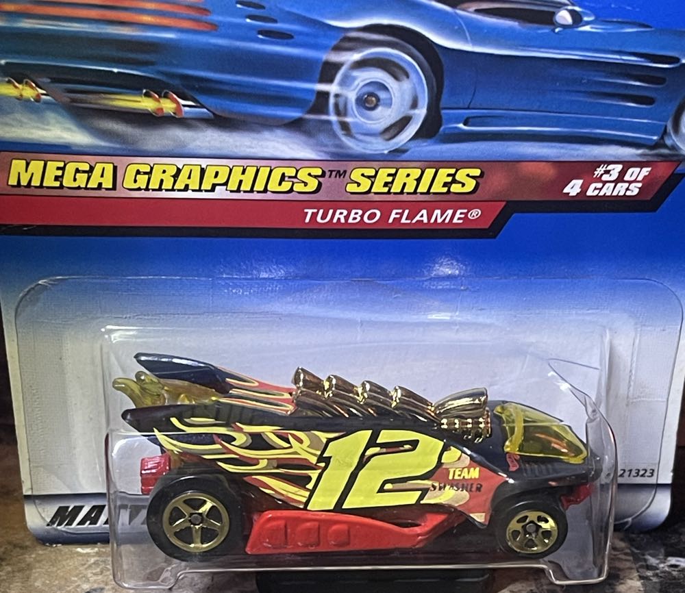 Turbo Flame - Mega Graphics Series toy car collectible - Main Image 2