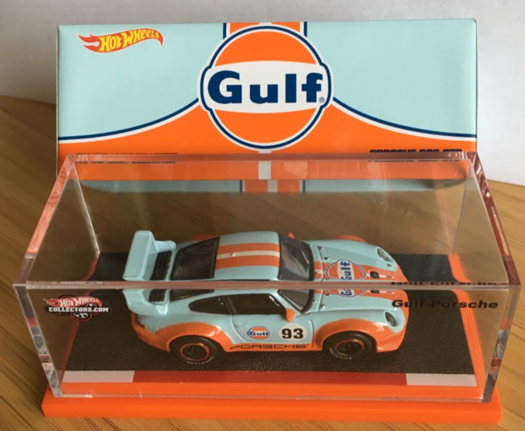 Porsche Gulf 993 GT2 - Hot Wheels toy car collectible - Main Image 2