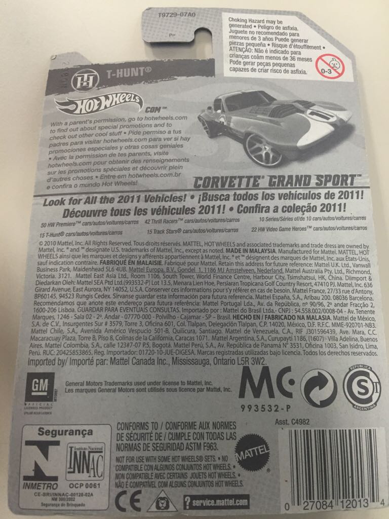 TH Corvette Grand Sport - Treasure Hunt ’11 toy car collectible - Main Image 2
