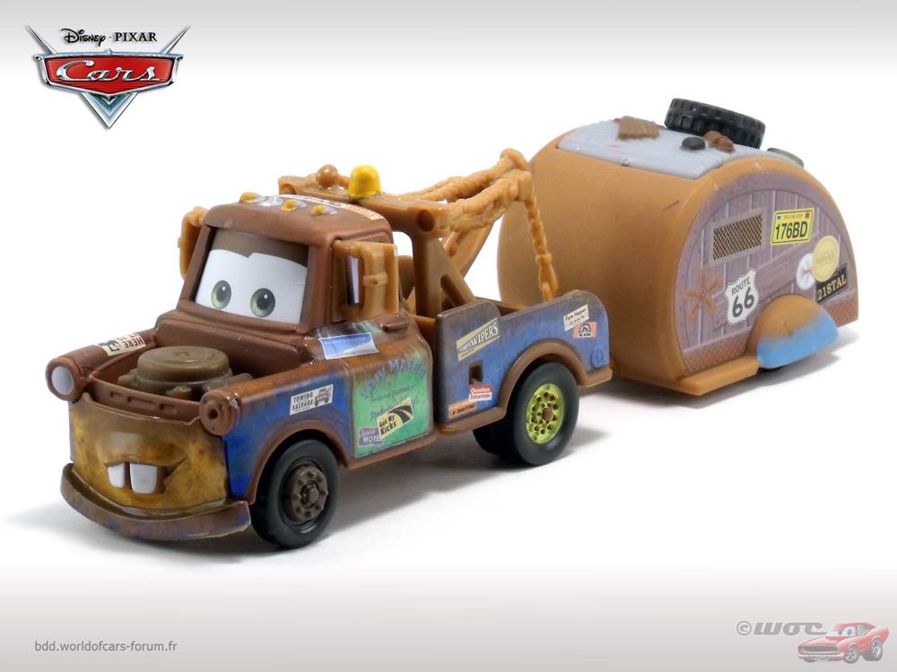 Mater & Trailer - (2016 - Cars 2016) ROUTE 66 ROAD TRIP (10) toy car collectible - Main Image 2