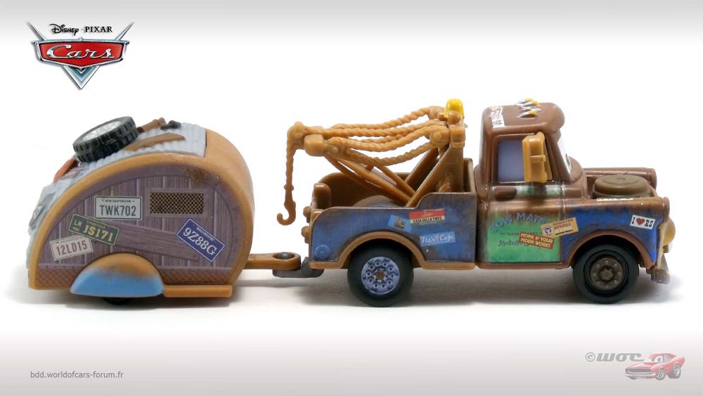 Mater & Trailer - (2016 - Cars 2016) ROUTE 66 ROAD TRIP (10) toy car collectible - Main Image 3
