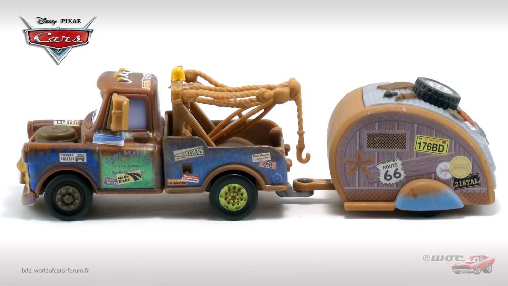 Mater & Trailer - (2016 - Cars 2016) ROUTE 66 ROAD TRIP (10) toy car collectible - Main Image 4